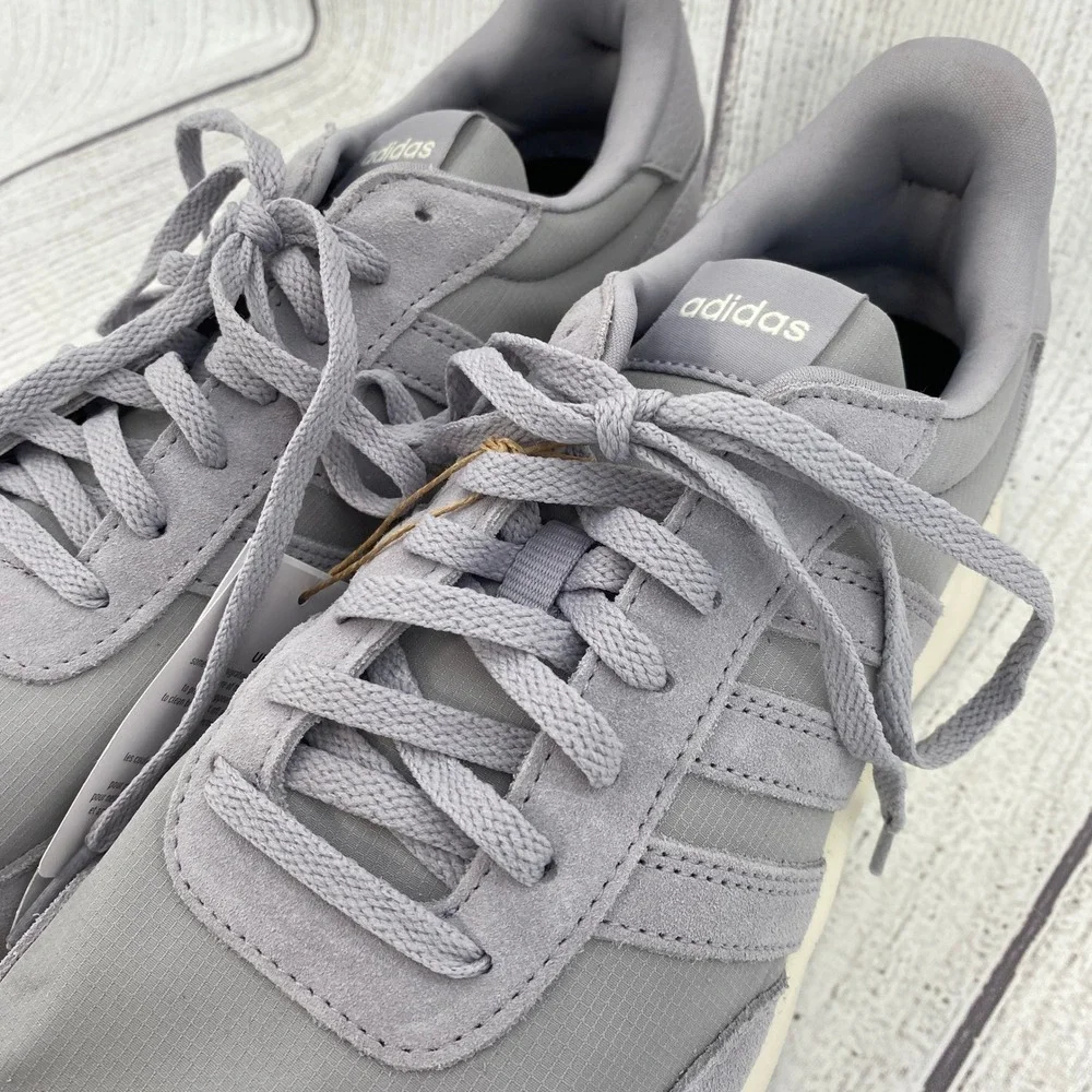 Adidas Run 70s Sneakers Mens 11.5 Grey Halo Retro Athletic Shoes Casual Comfort